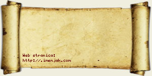 Andjelina Blažić vizit kartica